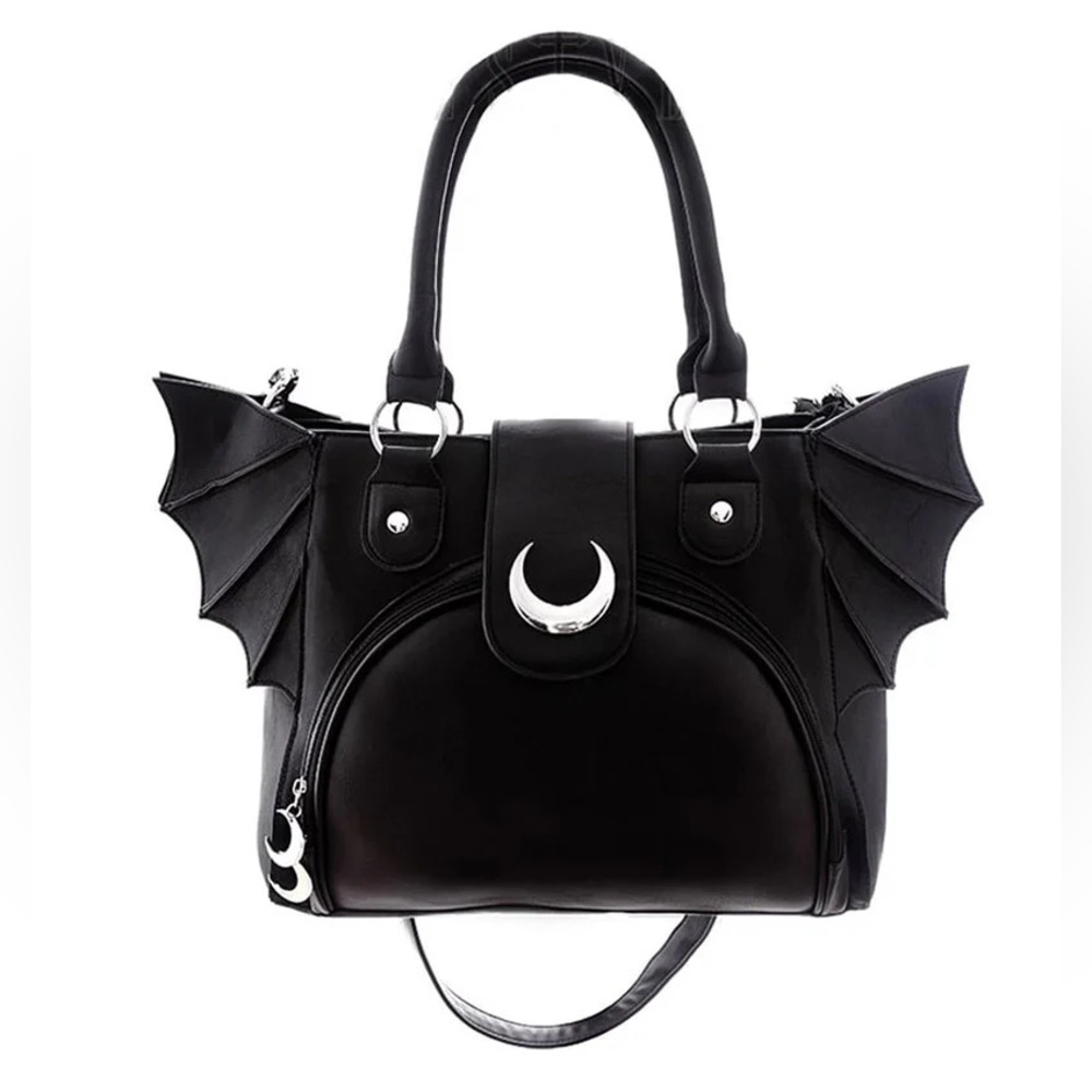 Moon Bat Bag - Elegant Goth Purse